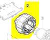 Stator 1 619 P15 347 Bosch