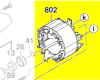 Stator 1 619 P14 887 Bosch