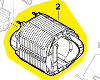 Stator réf. 2 604 220 689 BOSCH