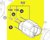 Stator réf. 1 604 220 532 Bosch