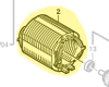 Stator réf. 2 604 220 639 BOSCH