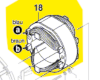 Stator réf. 1 609 203 Y31 BOSCH