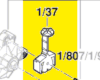 Support capot Indego Bosch réf. F 016 L68 494