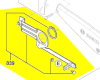 support couteau diviseur réf. 1 619 PA3 190 Bosch