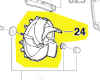 ventilateur réf. 2610Z06491 SKIL