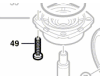 Vis autotaraudeuse réf. 1 603 435 026 BOSCH