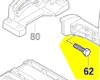 vis M6x25mm réf. F 016 L11 371 Bosch