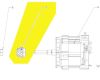 pignon renvoi d\'angle réf. 4931494414 AEG
