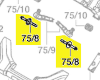 pointeau verrouillage guidon réf. F 016 L90 068 BOSCH