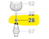 Rondelle de compensation PEX 15 AE / PEX 420 AE Bosch