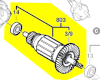 Induit réf. 2 609 002 491 Bosch