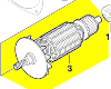 Induit réf. 3 604 010 091 Bosch