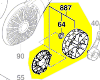 Roue réf. F 016 F05 751 Bosch