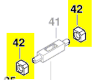 support palier glissant réf. 2 609 003 450 Bosch