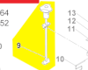 tendeur de lame réf. 5131037738 Ryobi