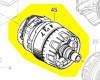 Boîte d\'engrenage planetaire réf. 1 600 A02 EV5 Bosch