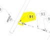 pièce articulation guidon réf. 5131033549 Ryobi