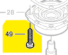 Vis M4x16 réf. 2 914 491 410 BOSCH