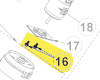 vis plaque moteur coupe-bordure réf. 5131035447 Ryobi