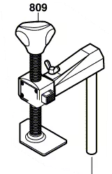 Support serre-joint supplémentaire