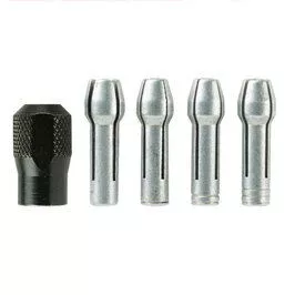 Kit Mandrin Auto-Serre 15 Pièces Pour Dremel - Pinces Laiton 0,8-3,2 Mm, Écrous Métal