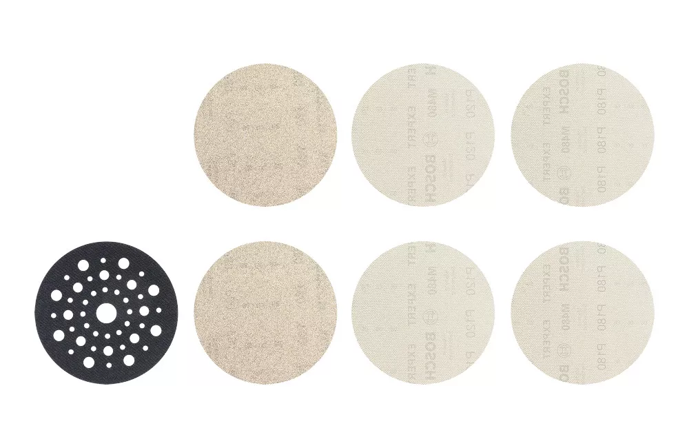 Lot De 50 Abrasifs Réticulés BOSCH EXPERT M480 - Grain 180 - 100x150mm - Pour Ponceuse Multi - 5