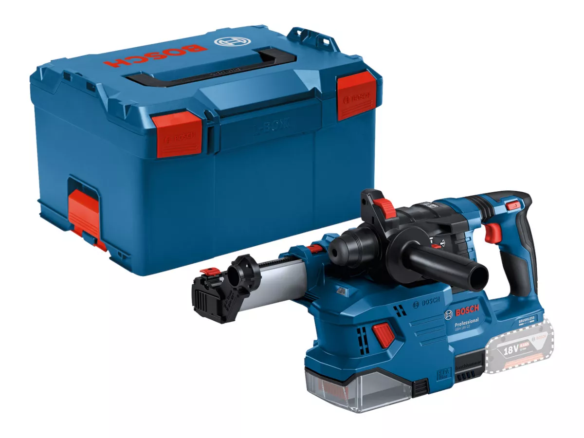 Perforateur sans fil GBH 18V-22 + GDE 18V-12 Bosch solo