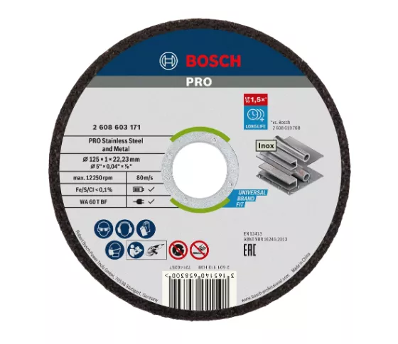 disque à tronçonner standard for Inox Ø125mm extra fin