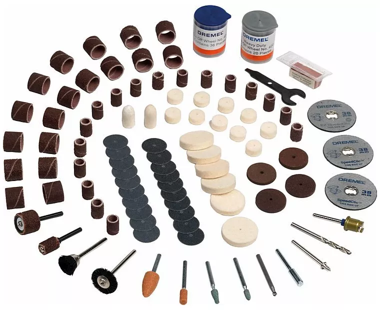 Kit Accessoires Dremel 704-01 - Découpe, Meulage, Ponçage Pour Outil Rotatif
