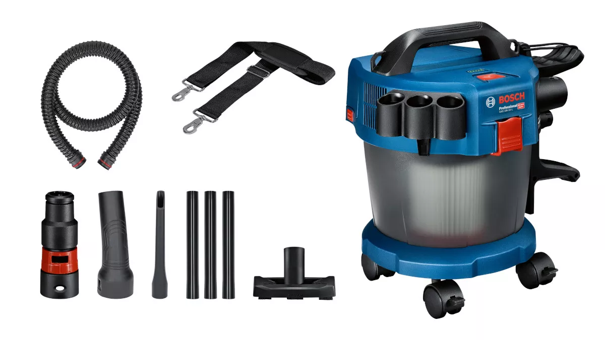 aspirateur sans-fil GAS 18V-10 L + roulettes Bosch