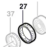 Bague caoutchouc réf. 1 600 206 025 BOSCH
