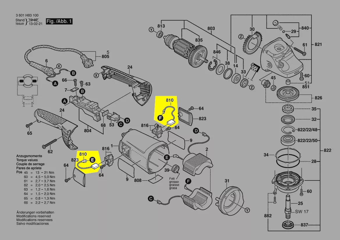 Spazzole Di Carbone Di Qualità Originale Per Bosch 1607014171 GWS - Foto 2