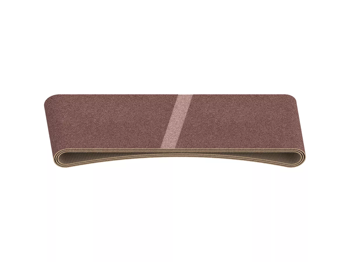Set De 3 Bandes Abrasives Bosch Pour Ponceuse à Bande 75 X 533 Mm - Grains 60, 80, 100