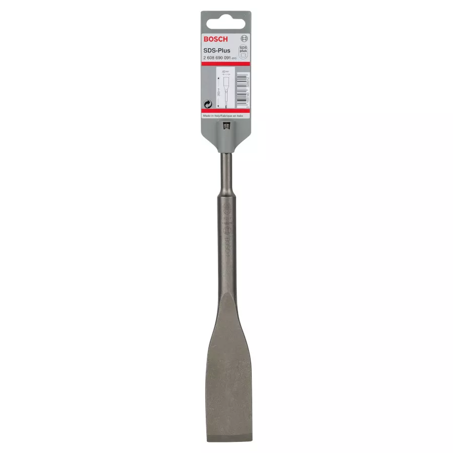 Bêche carrelage PRO SDS plus 5C BOSCH 260 mm, largeur 40 mm