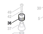 Bouton réf. 3 603 231 539 BOSCH