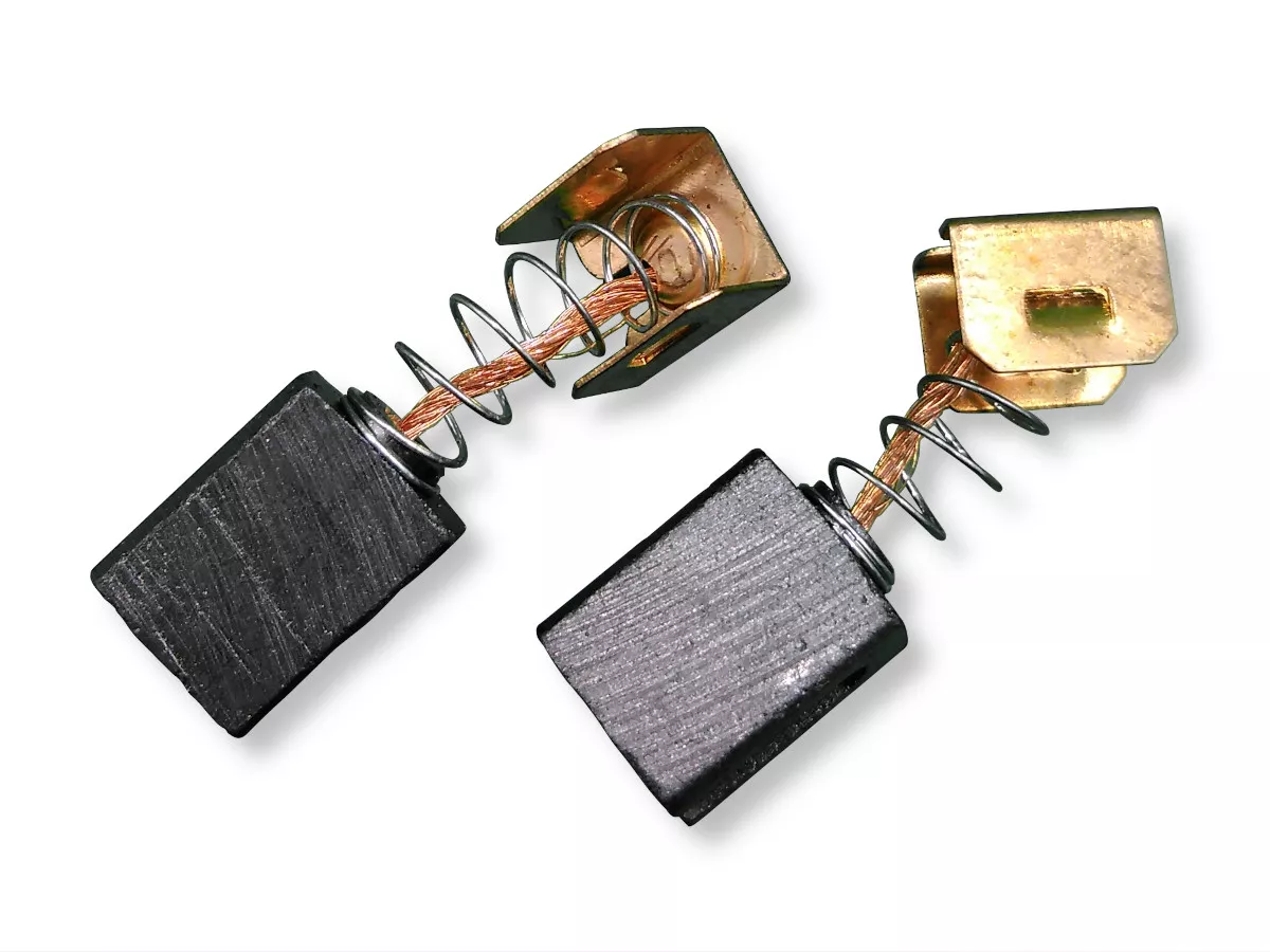Lot De 10 Balais De Charbon Pour Moteur De Perceuse - Compatible RS775, RS750, RS755 - En Carbone, Couleur Grise