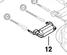 Bobine antiparasitaire réf. 1 617 328 032 Bosch