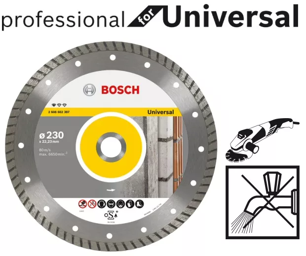 Disque diamanté Professional for Universal turbo BOSCH