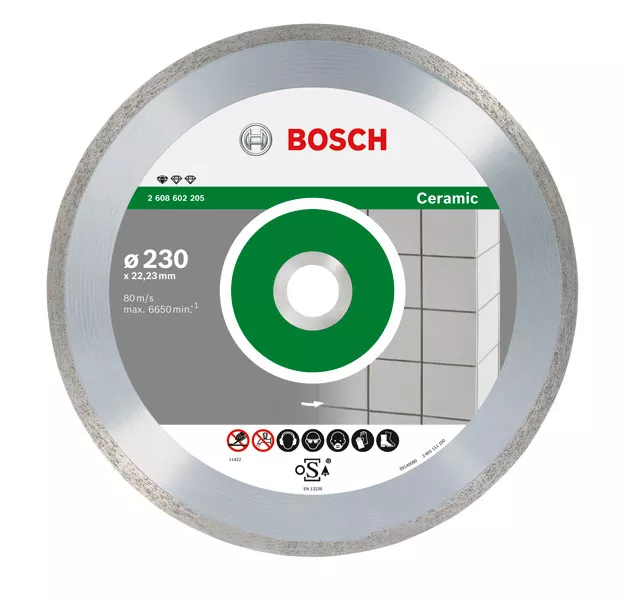 Disque à tronçonner diamanté Standard for ceramic BOSCH