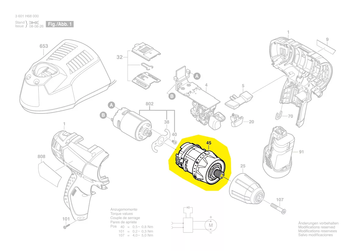 DFRobot Micro-moteur à engrenages métalliques avec encodeur - 6 V 105 tr/min 150:1