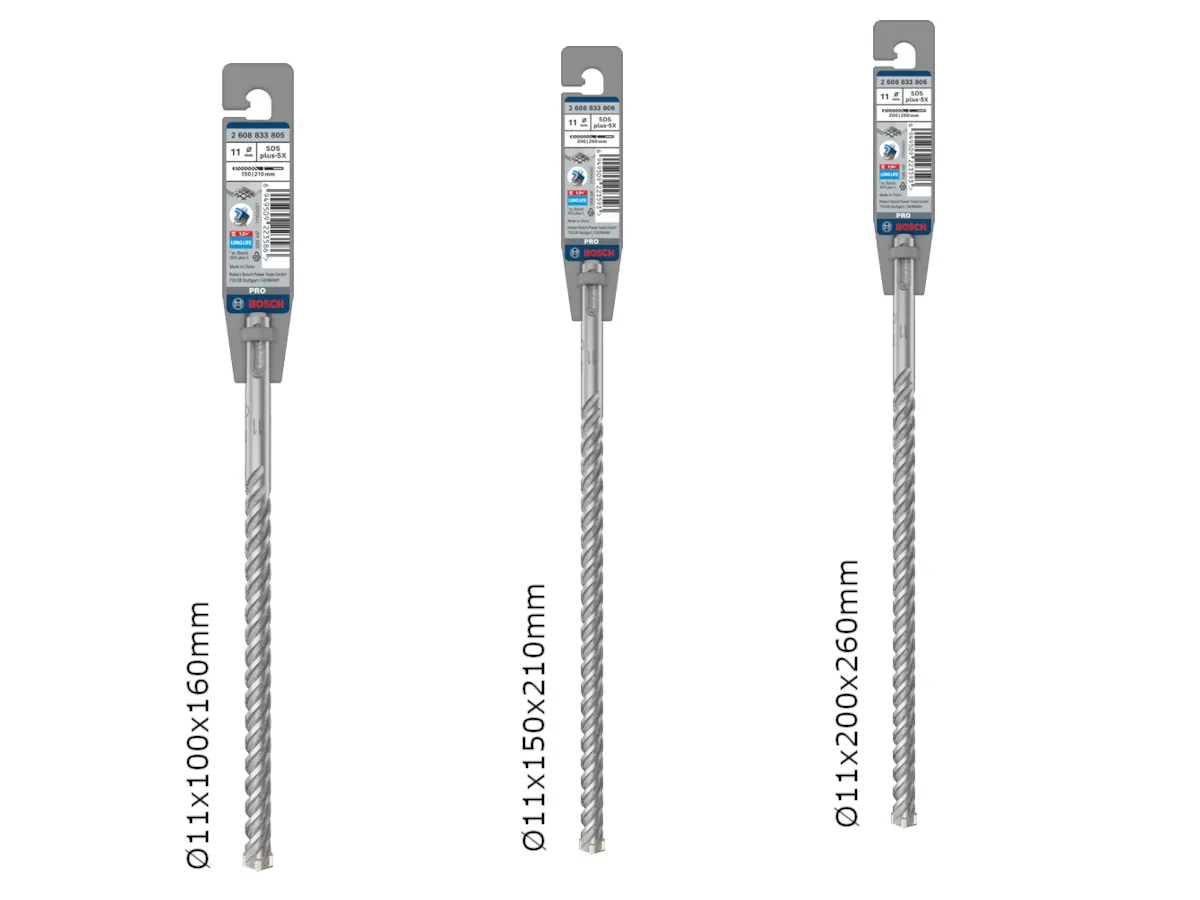 Forêt à béton SDS-PLUS-5 Ø11,0mm BOSCH