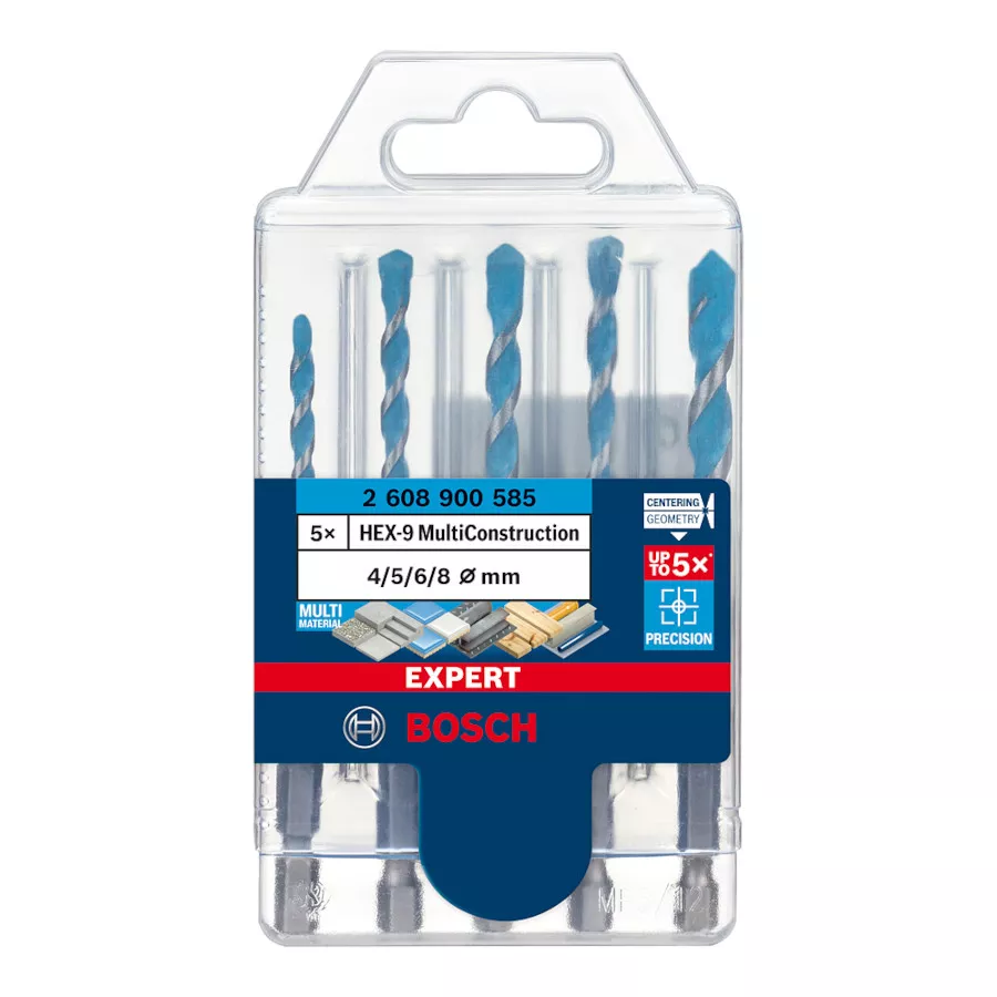 Foret Maçonnerie Bosch CYL-1 Ø8mm Longueur 200mm - Pointe Carbure, Double Hélice