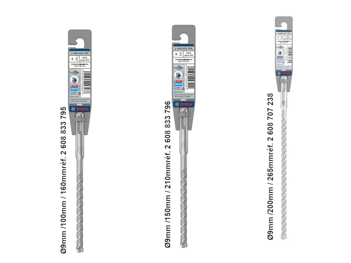 Forêt à béton SDS-PLUS-5X Ø9,0mm BOSCH