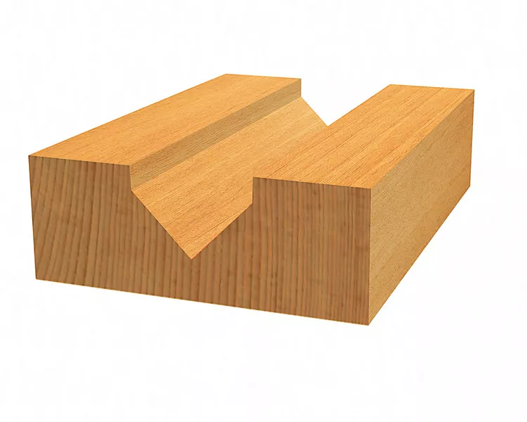Fraise en V Expert for Wood 2 tranchants carbure