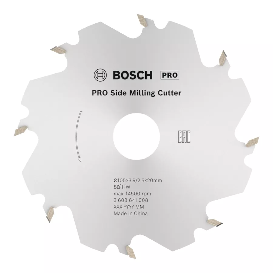 Fraise circulaire Ø105x20x4mm PRO BOSCH réf. 3 608 641 008