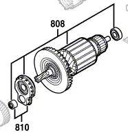Induit BOSCH réf. 1 609 203 Y11