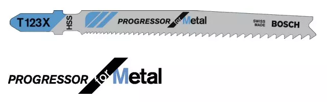 Lame scie-sauteuse T123X BOSCH métal Progressor_for_Metal