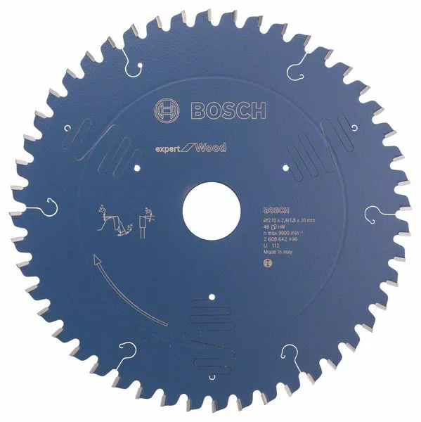 Lame BOSCH Expert for wood Ø210 x 30 mm pour scie à onglets