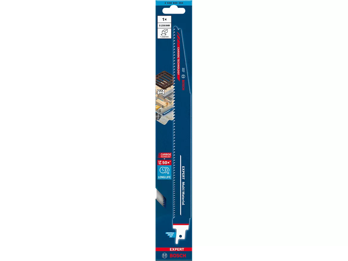 Lame scie sabre EXPERT Multi Material S1256 XHM BOSCH