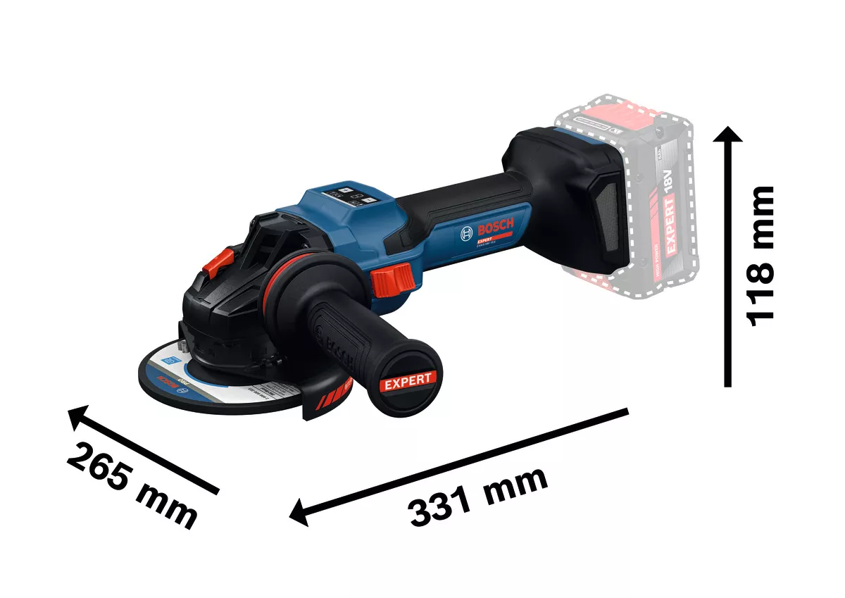 Meuleuse angulaire sans fil EXWS18V-15S Bosch SOLO